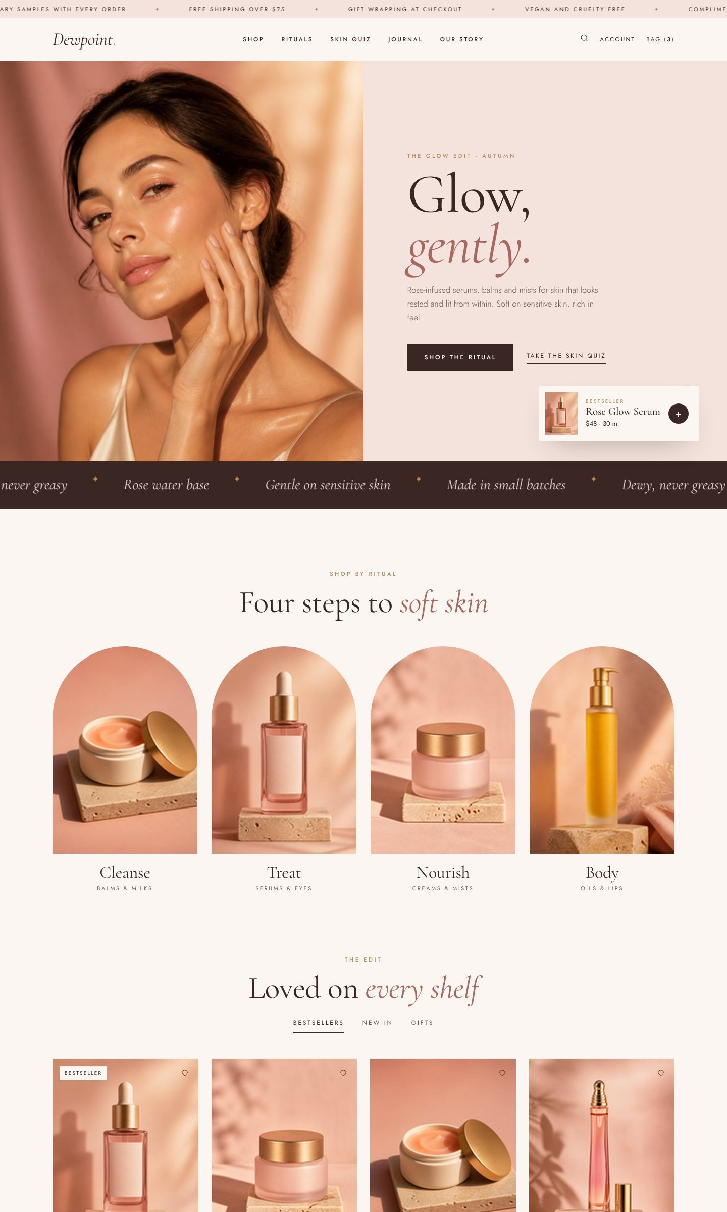 Dewpoint home page live preview part 1