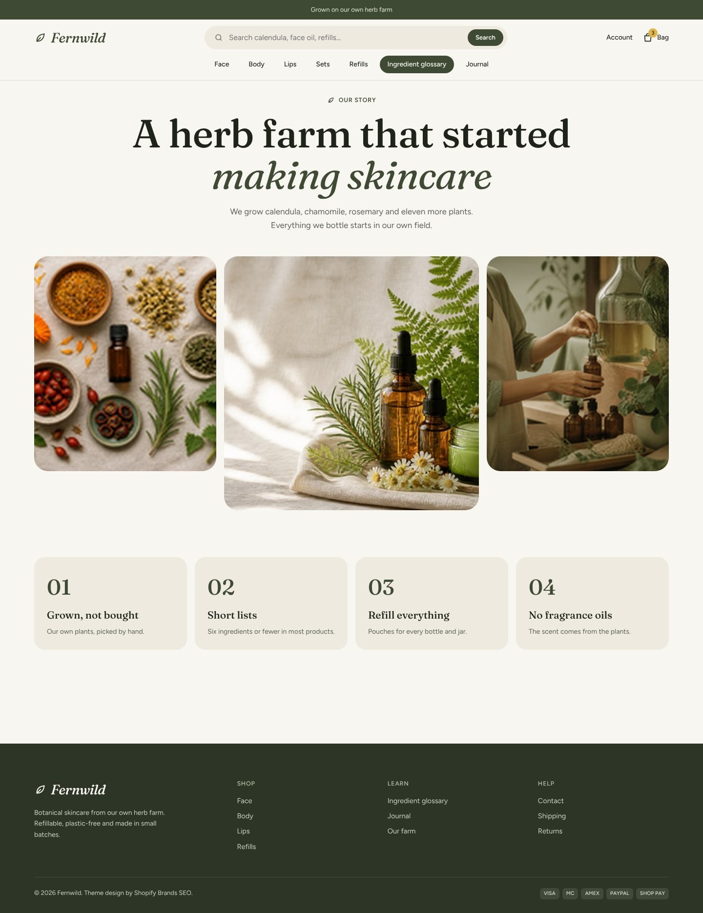 Fernwild about page