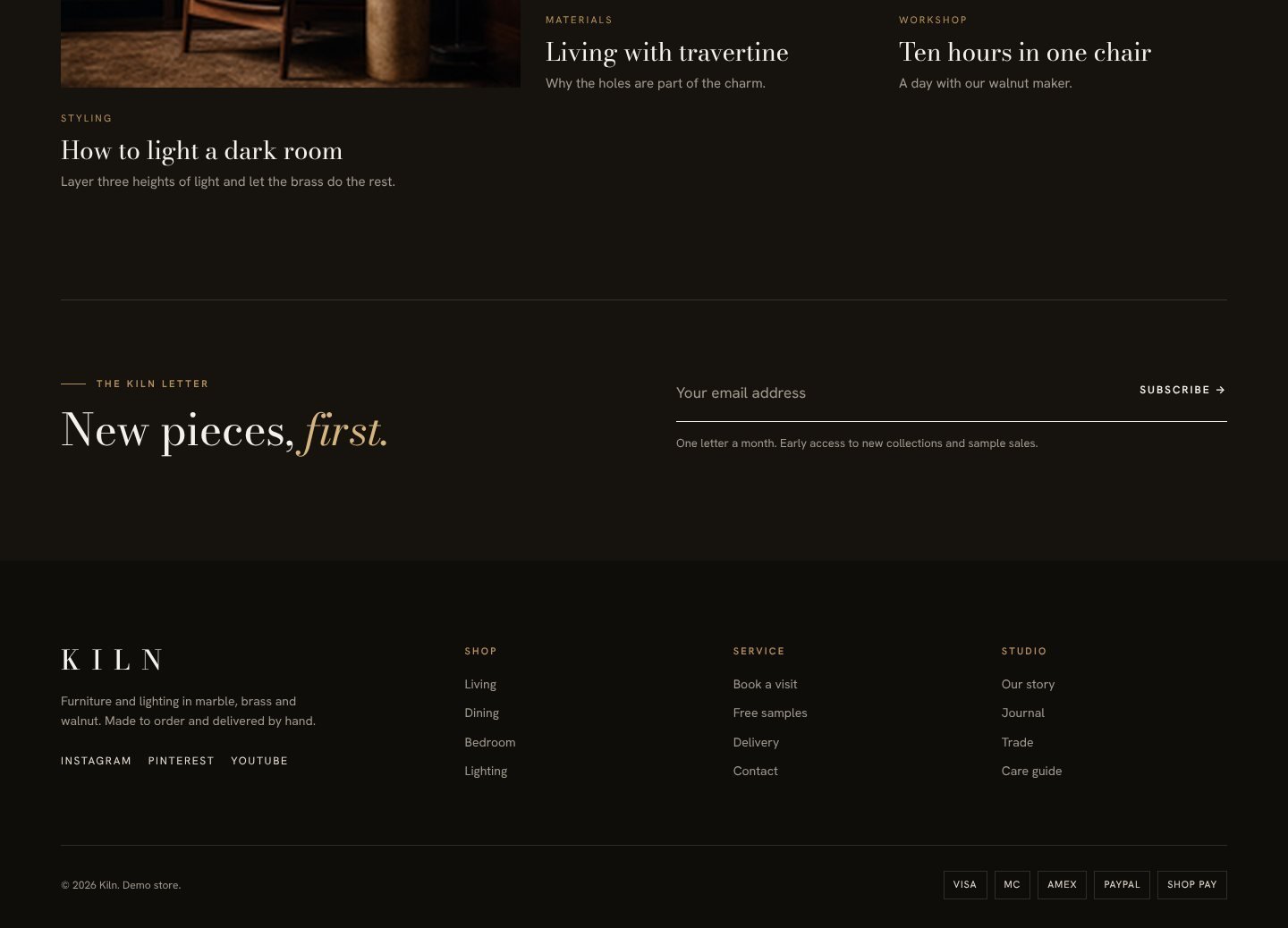 Kiln home page live preview part 4