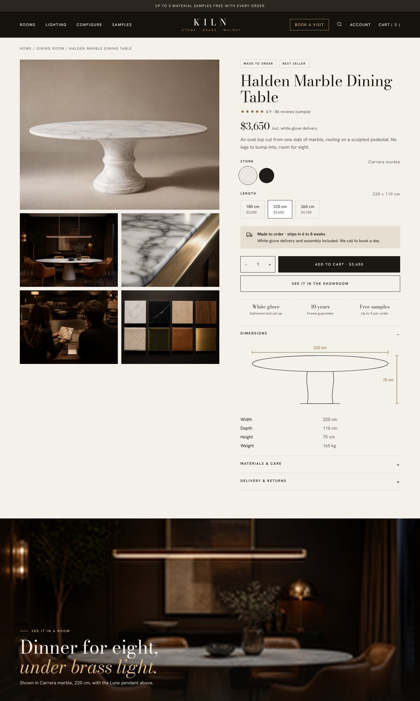 Kiln product page part 1