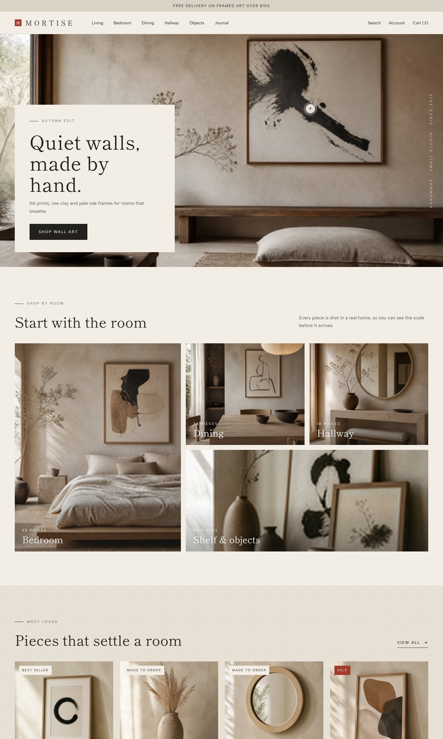 Mortise home page live preview part 1