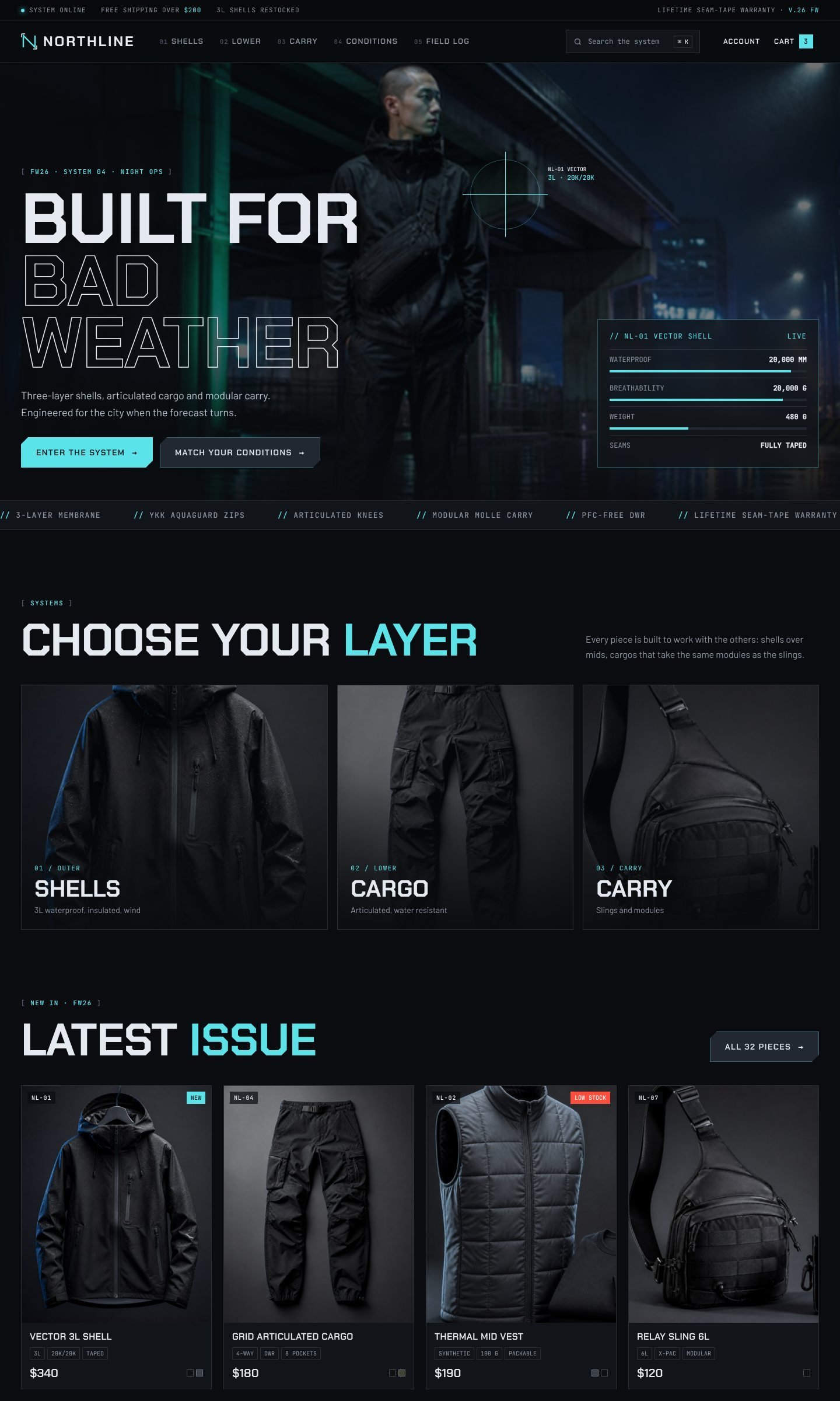 Northline home page live preview part 1