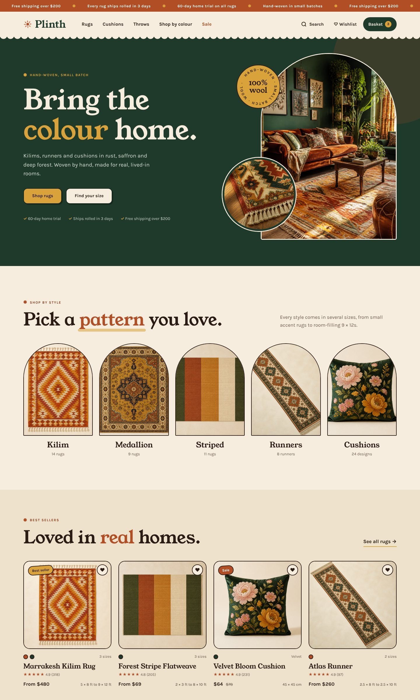 Plinth home page live preview part 1