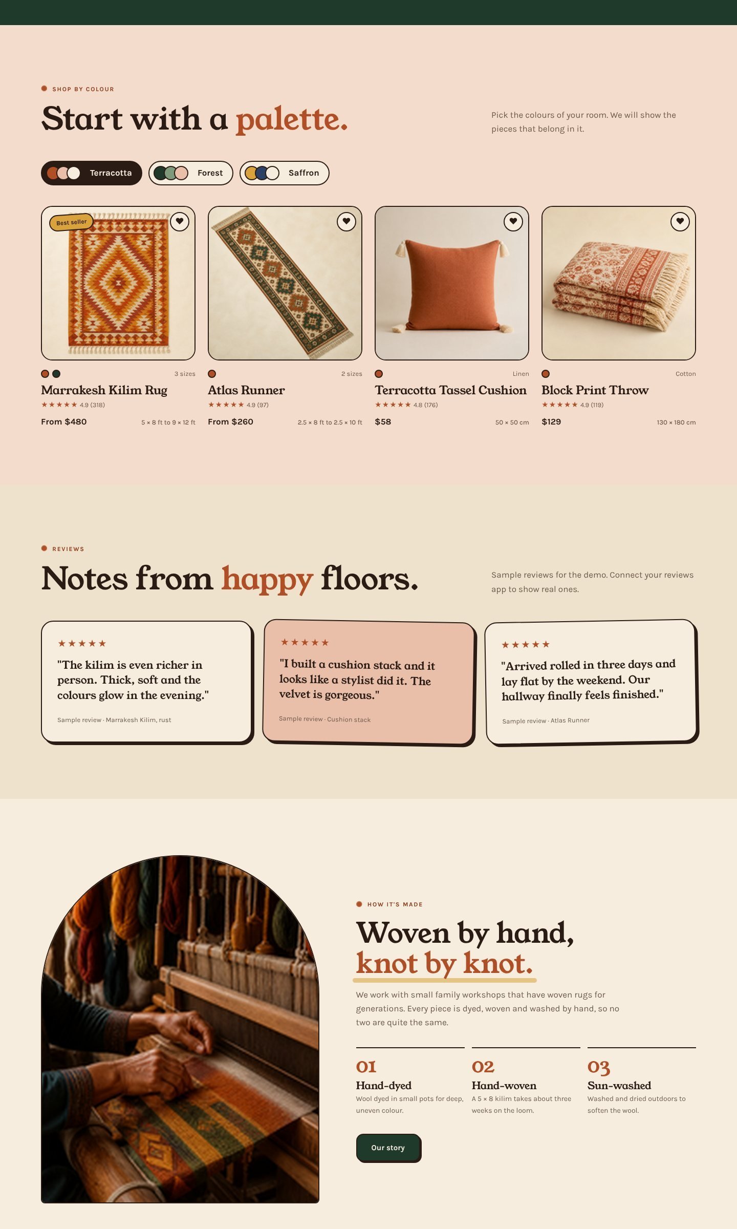Plinth home page live preview part 3