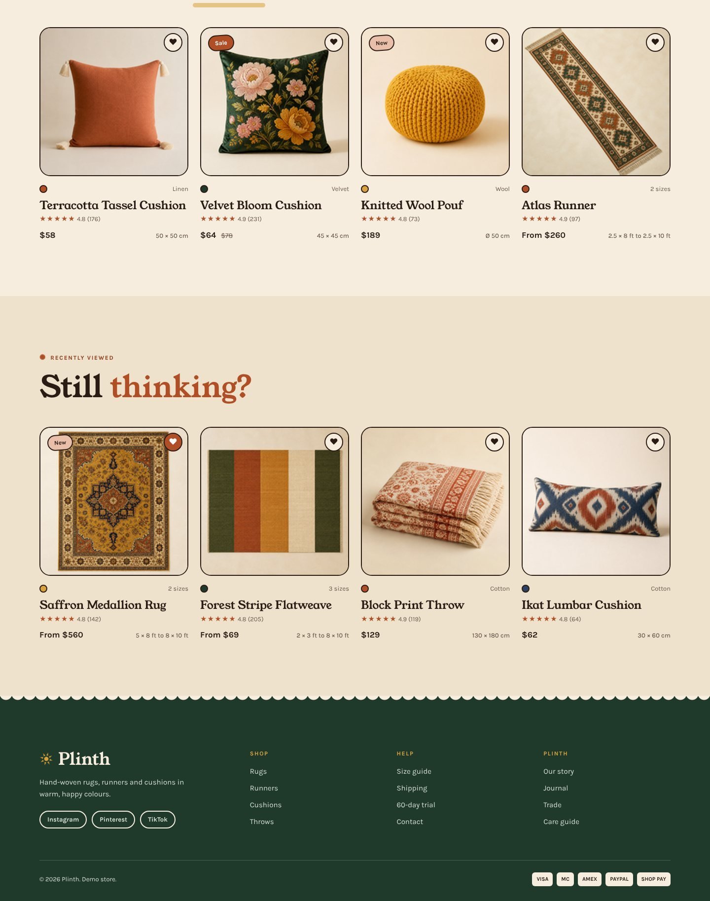 Plinth product page part 2