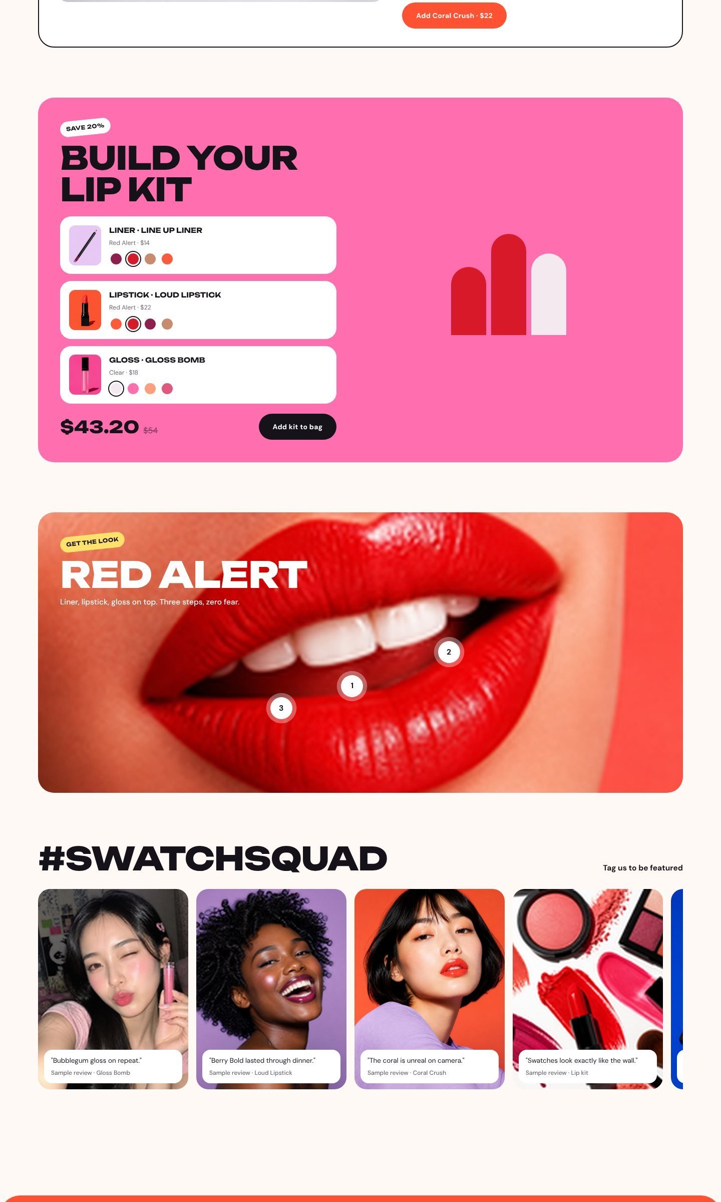 Swatch home page live preview part 2