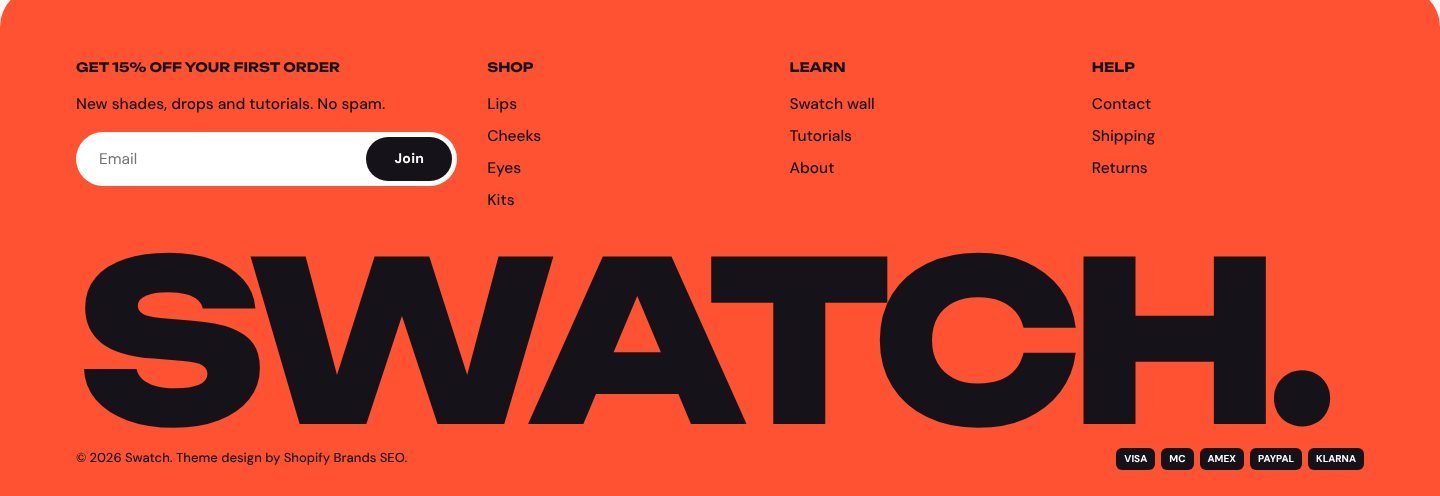 Swatch home page live preview part 3